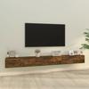 VidaXL TV Furniture Set 3 Pcs Smoked Oak Engineered Wood 3114483