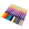 12 Kleuren Nail Art Pen Set Sneldrogend   Duurzame Kleuren Manicure Nagellak Pen voor Beginners
