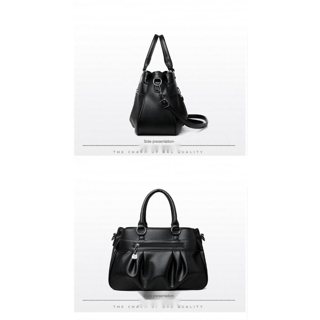  Tote Bag Women Faux Leather Multi Compartment Daily Casual