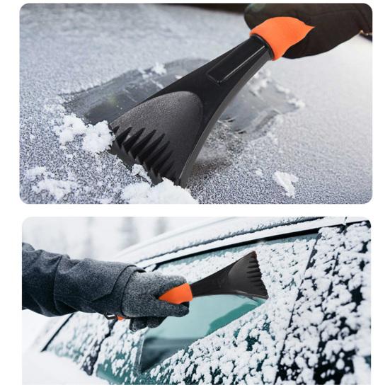 3Pcs Car Snow Removal Kit with Telescopic Foam Grip Multi-Function Wiper Ice Shovel Adjustable Length Snow Brush for Car SUV Truck