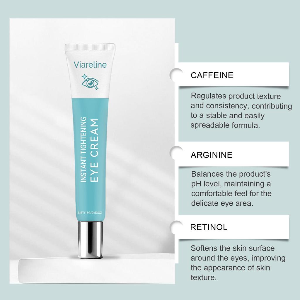 VIARELINE Eye Moisturizing Cream: Gentle, Nourishing, Refreshing, and Portable for Delicate Skin.