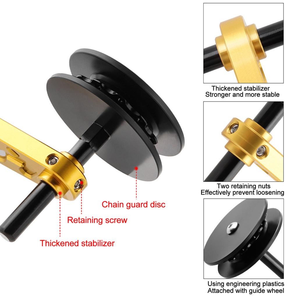 Single Speed Derailleurs Chain Tensioner Adjustment Chain Guide Adjustable Chain Guide Single Speed Chain Adjuster