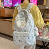 Schoolbag Japanese Ins Cute Schoolbag Girl, Junior High School Girl, High School Student, Large Capacity Load Reduction Class Backpack Student