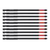10PCS Screwdriver Bit Set Impact Proof Non Slip 6in TS2 Magnetic Screw Driver Bit Set for Hand Drills Cordless Drills