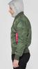 Winter Jacket Alpha Industries MA-1 D-Tec Hood Bomber Jacket (183110) Sage Green (183110-001)