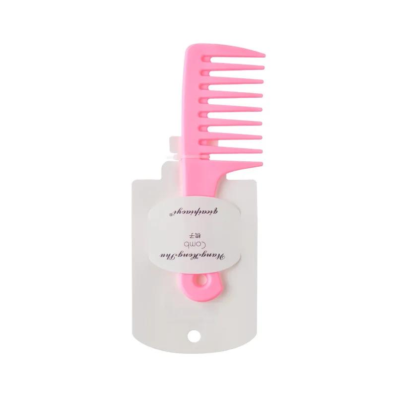 Small Large-tooth Curly Hair Comb Adult Female Smooth Hair Comb Wide-tooth No Knot Thickened Hairdressing Comb Styling Tool