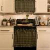 Heat-Resistant Oven Door Curtain Ruffle Trim Stove Cover Skirt Oven Cover  Kitchen Decor