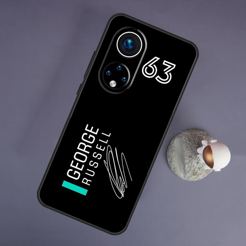 

Джордж Рассел F1 для Huawei Honor Magic 5 Lite 70 50 X8 X9 a P20 P30 P40 P50 P60 Pro P Smart Nova 9 5T чехол Huawei P20 Lite