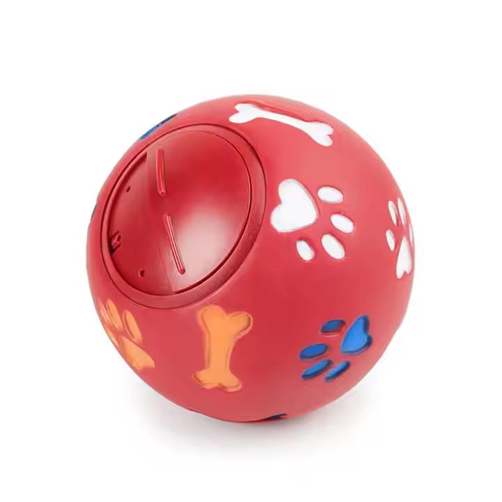 

ATUBAN Interactive Dog Treat Dispensing Toy Chew Toy for Dogs Fun and Pet Activity for and Care Interactive Play and Training S червоний