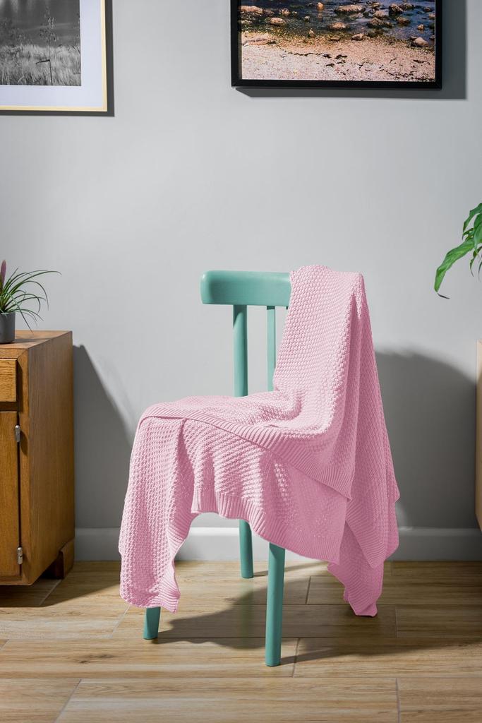 Bellochi Large bamboo blanket rosa for moms, 170x130 cm, pink