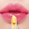 3pcs Clear Gold Foil Flower Color Changing Lipstick Set Moisturizing Long-Lasting Hydrating Magic Temperature Color Shift Lip Balm Gloss for Women