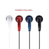 Wired Earphone Wired Flat Earbuds Heavy Bass Headphone Portable Wired Headset  Listening Music