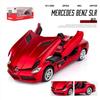 Coche modelo Benz SLR a escala 1/32, coche de juguete de Metal fundido a presión con luz y sonido, vehículos deportivos, juguetes para niños, regalo