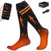 Electric Heated Socks with 6000mAh 1 Temperature 4 Temperature Heated Foot Fast High Cold Weather Unisex One 1 Battery, Pair/2 Pairs, 35-70°C Control,