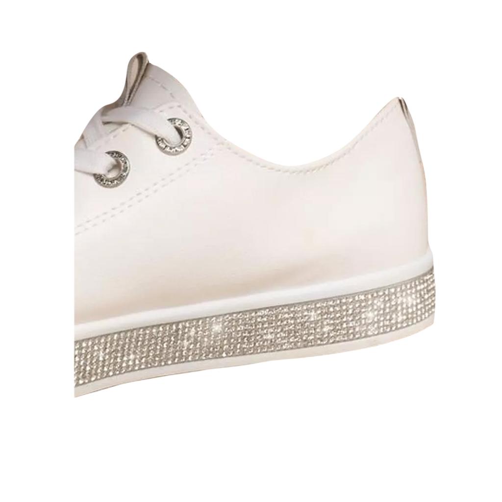 Where's That From Womens/Ladies Splendor Crystal Trim Trainers