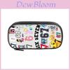 Six Seven Printed Pattern Nylon Pencil Case For Students With Compact Storage And Casual Style