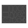 Apparel Applique Self Adhesive Black Patches Thermal Transfer DIY Craft Sewing Fabric Sticker Clothes Repair Holes