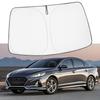 For 2015 2016 2017 2018  Hyundai Sonata Sedan Car Front Window Sun Shade Windshield Sunshade Anti-UV Protection Visor Cover