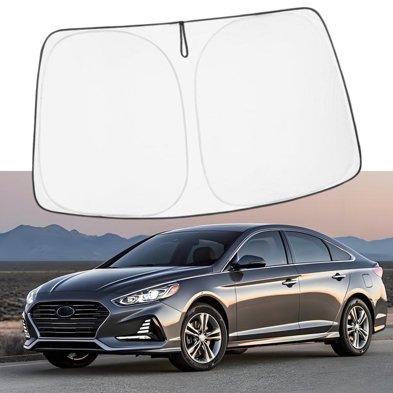 For 2015 2016 2017 2018 Hyundai Sonata Sedan Car Front Window Sun Shade Windshield Sunshade Anti-UV Protection Visor Cover