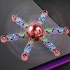 Spinner Fingertip Gyro Creative Decompression Finger Mechanical Gyro Folding Deformation Finger Gyro Toy