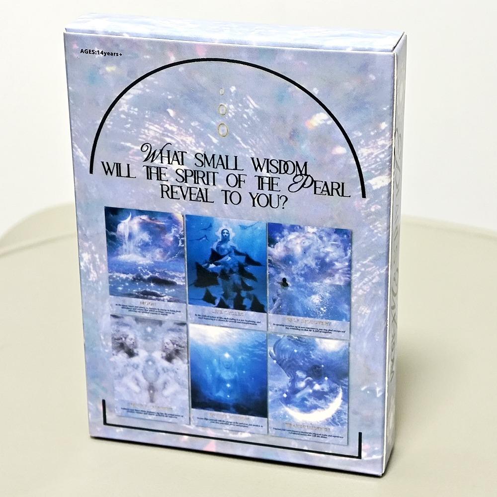 Pearls of Wisdom Oracle Deck 10,4 x 7,3 cm 44 Karten Tauchen Sie ein in die ätherischen Visuals und führen Sie zur Entdeckung tieferer Bedeutung