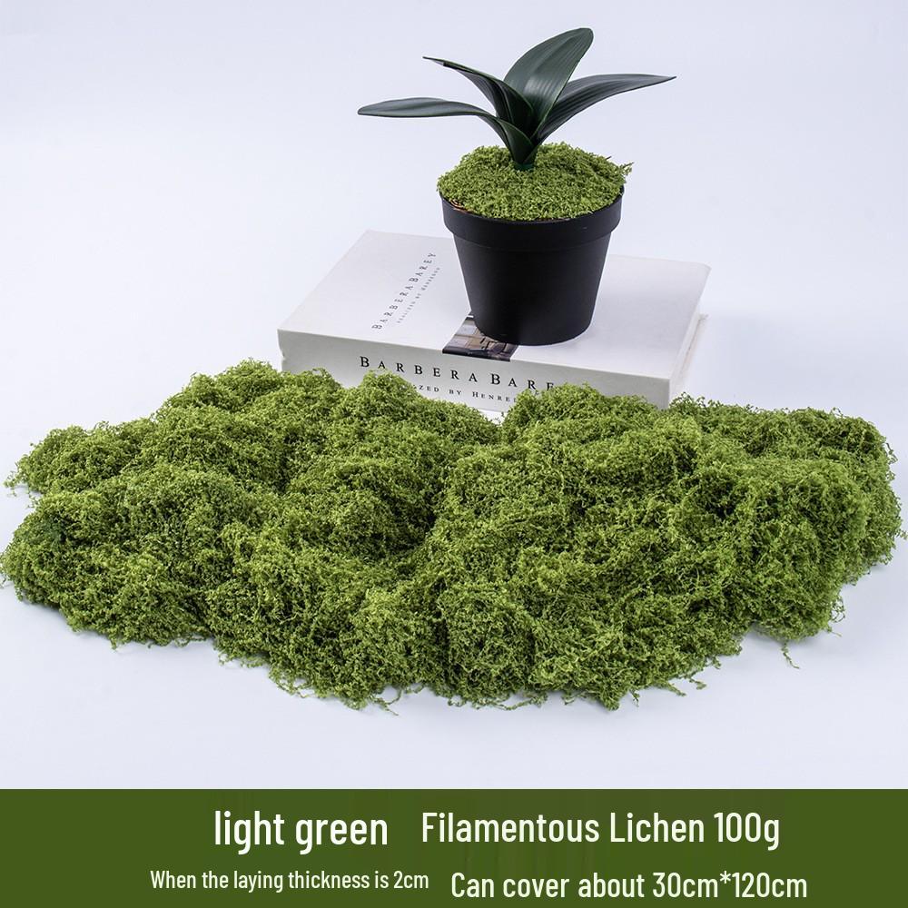 Artificial Moss Turf Landscape Ornament for Bonsai & Potted Plant Decoration