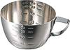 Kanda KD Measuring Cup, Stainless Steel, 200cc, Made In Japan, with Measurement Markings, for Kitchen and Baking, 036066