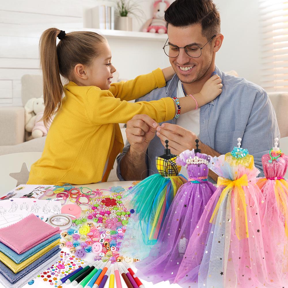 DIY Sewing Set for Creative Girls Ages 6-12: Design and Make Children's Clothing