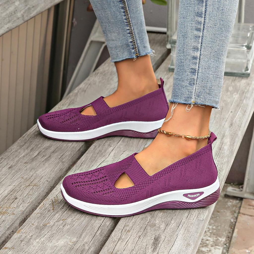Women's 2025 Autumn Breathable Old Beijing Cloth Shoes for Middle-aged and Elderly - Large Size