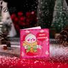Merry Christmas Cards 10Pcs Greeting Set, Folding Cartoon Blank Santa Claus Note Cards, Festive Blessing for Holiday Gift