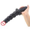 Handle Dildo Artificial Big Penis Screw Thread Ribbed Stimulate Adult Female Masturbator Lesbian Sex Anal Anal Toy For Women 22