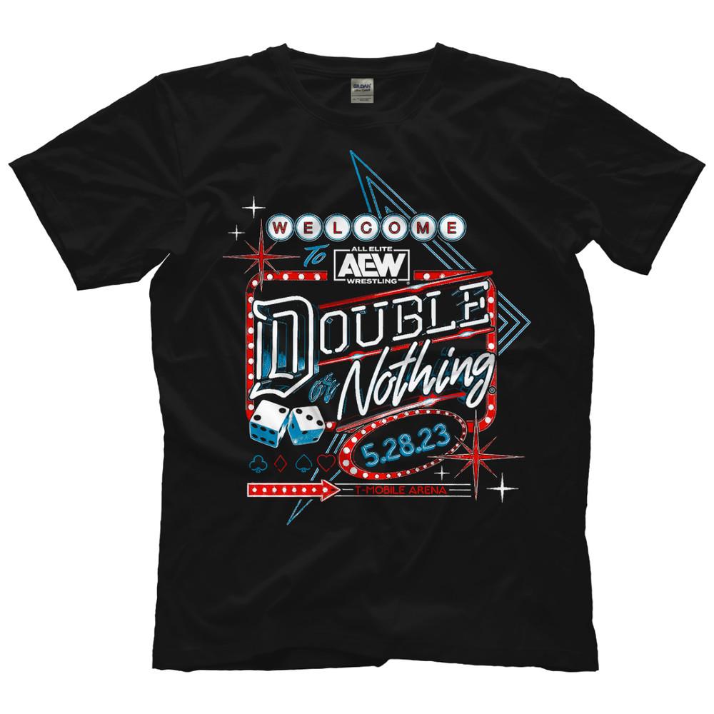 AEW Double or Nothing 2023 Event AEW Official TShirt Unisex T-Shirt Graphic Tee XXXL