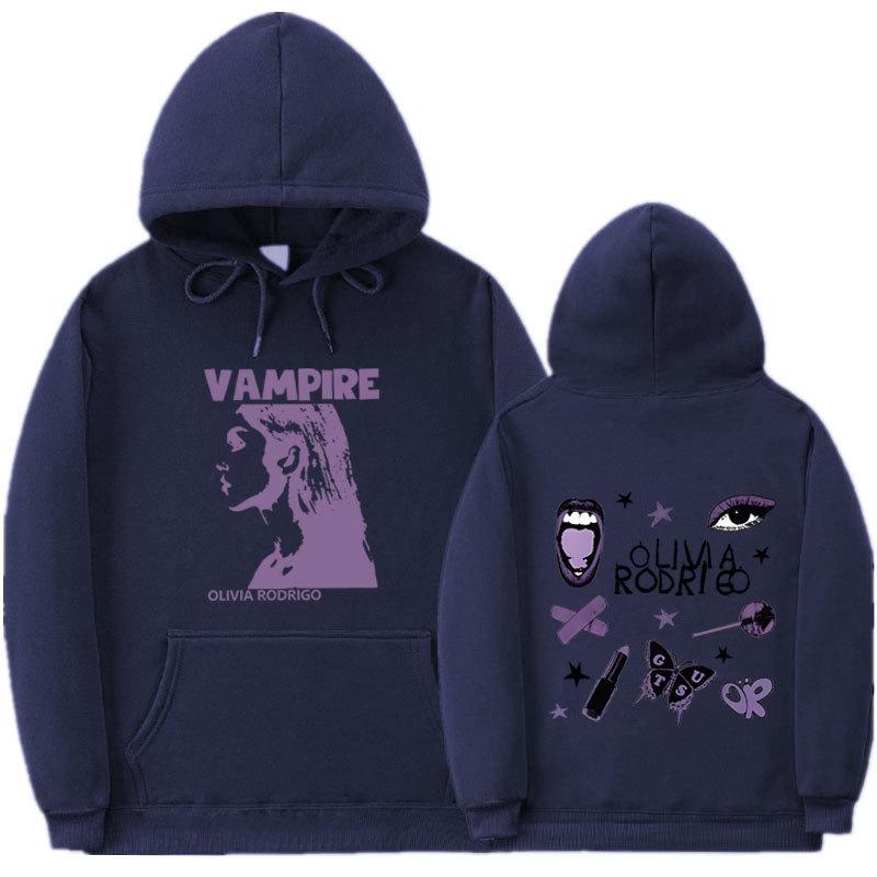 Felpa con cappuccio Guts Olivia Rodrigo, maglione sportivo a coste fondo autunno e inverno da uomo e da donna