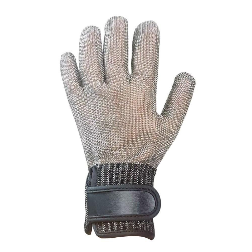 ANSI A9 Stainless Steel Mesh Glove Elastic Safety Work Glove Cut Resistant Glove Slaughtering