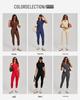 Women's Short-Sleeve Half-Zip Tummy-Control Yoga Jumpsuit