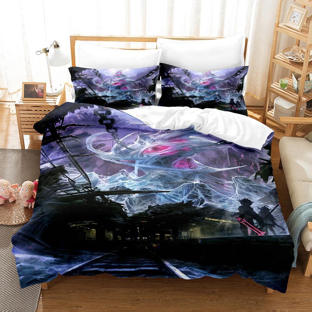 Mary Skelter Finale Bedding Set Single Twin Full Queen King Size Bed Set Adult Kid Bedroom Duvet Cover Sets Game Bed Sheet Set