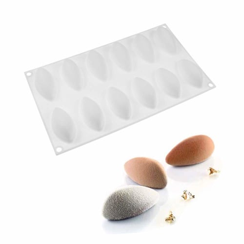 

12-Cavity Bowl-Shaped Silicone Mold, Mousse Mold, Multifunctional Silicone Model, DIY Supplies