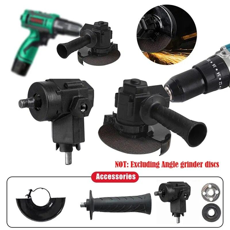 Holzbearbeitungswerkzeuge Elektrischer Bohrer zum elektrischen Hammer Winkelschleifer Konverter Umwandlungskopf Leistungsmodifizierter Werkzeugadapter DIY Holzbearbeitungsmaschine