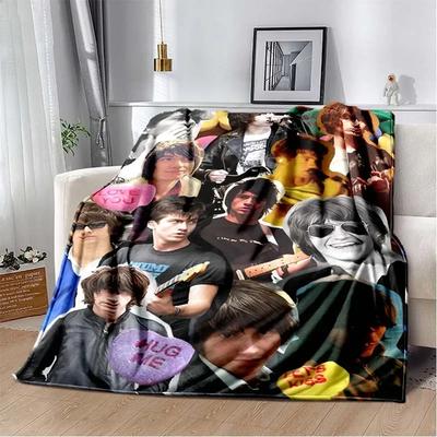Alex Turner Fashion Blanket Winter Flannel Soft Warm Throw Blanket Bed Sofa Blanket Picnic Blanket#(2)
