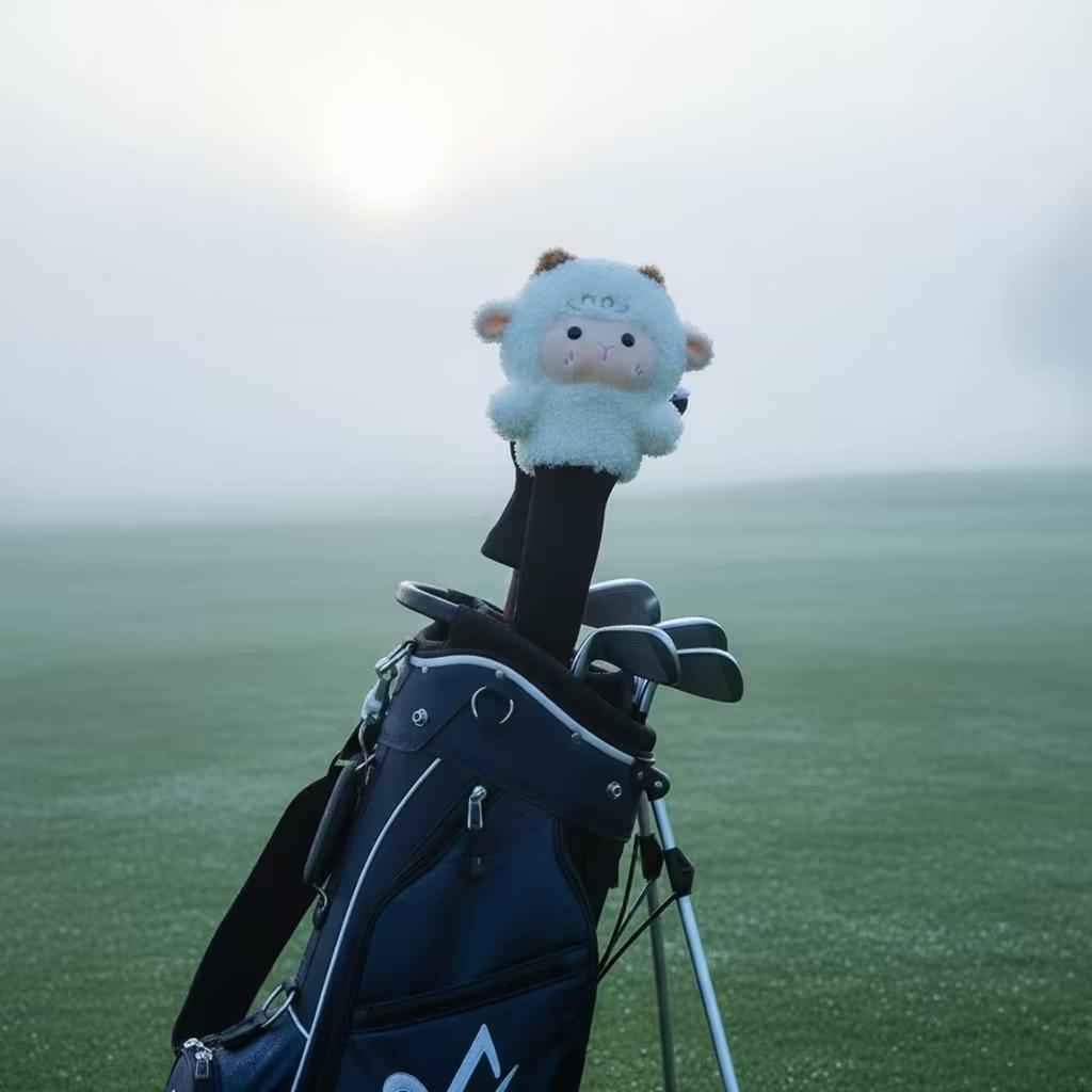 Sheep Golf Headcover Fuzzy Soft TubeStyle Sports Gear