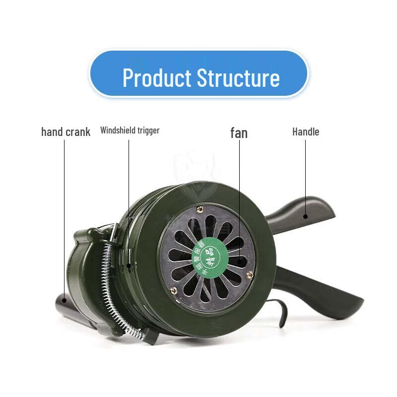 Skedon Portable Hand-Crank Emergency Alarm
