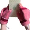 Heated Gloves Electric Gloves for Men Women Half Finger Heating Hand Warmer Winter Gloves for Office Work