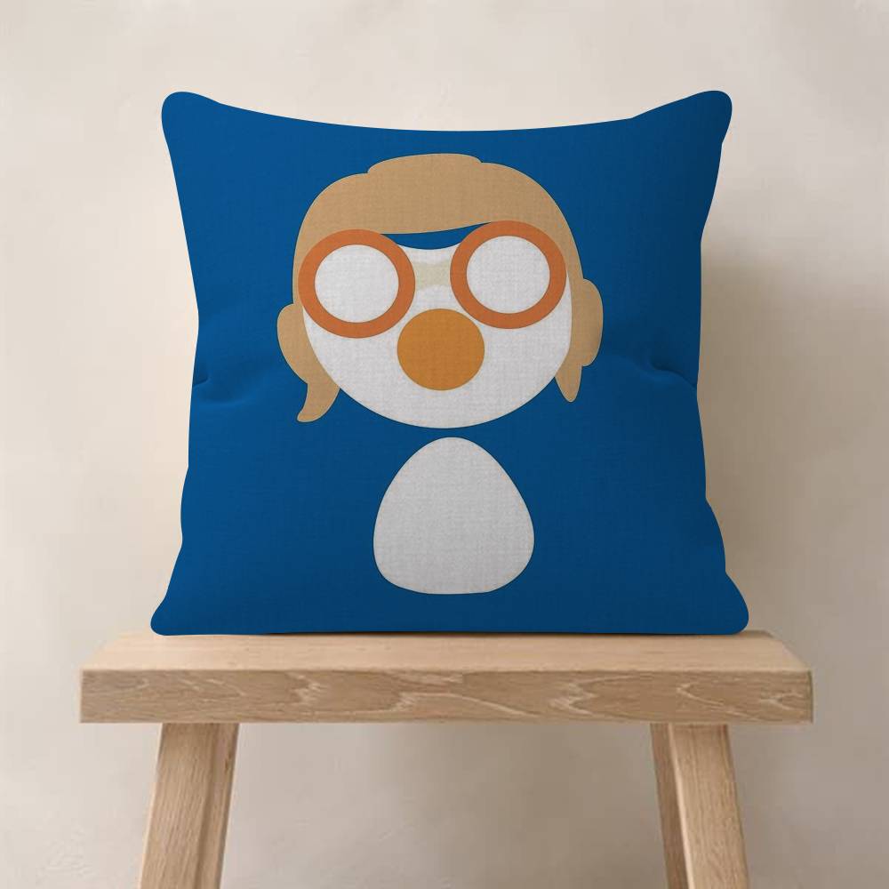 Anime cute Pororos Pillow Gift Home Office Decoration Bedroom Sofa Car Cushion Cover case 45x45