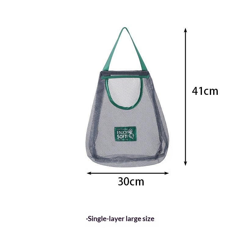 1 Stück Tragbare Hängende Netz-Aufbewahrungstasche Mehrzweck Atmungsaktiv Küche Obst und Gemüse Hängebeutel
