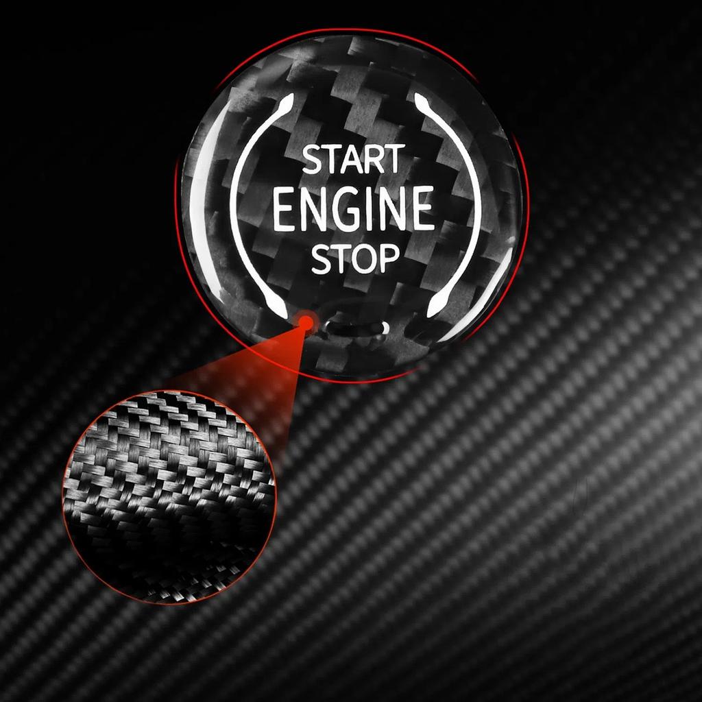 Dry Carbon Engine Start-Stop Switch Button Trim for Buick Envista 2024-2025