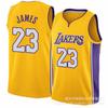 NBA Finals Basketbalshirt Lakers LeBron James 23 Davis 3 Authentieke Stijl Katoen Team Uniform