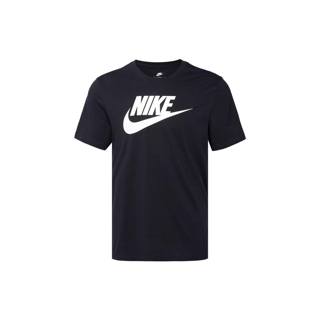 Nike Alphabet Logo Breathable Crew Neck Sports Tee Men Tops Black DX1986-010