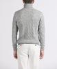 PANICALE Gray Melange Casual Turtleneck Knit