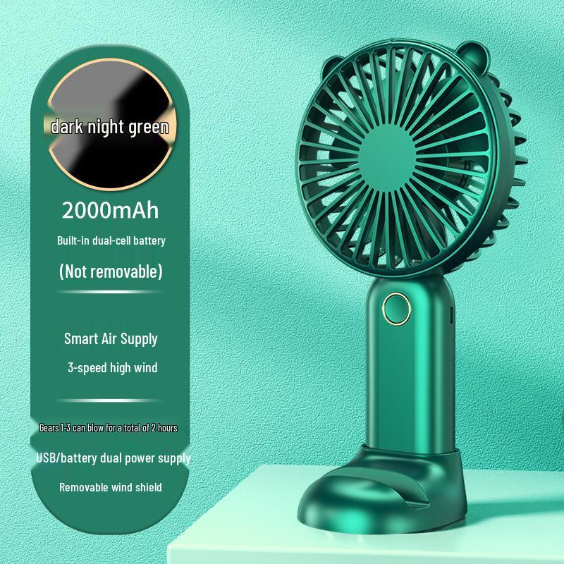 Germany 2026 YFUSB Rechargeable Silent Handheld Mini Fan for Students Standard 10000mAh Rechargeable