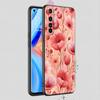 Abstract Plants Flower Soft TPU For Realme 13 12 11 10 9 Pro Plus GT3 GT2 C21 C25 C35 C53 C55 C67 Pro 5G Phone Case Cover Fundas